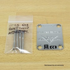 Fender Custom Shop Ltd Ed NOS Stratocaster Neck Plate 56 Roasted Spc Strat Tele