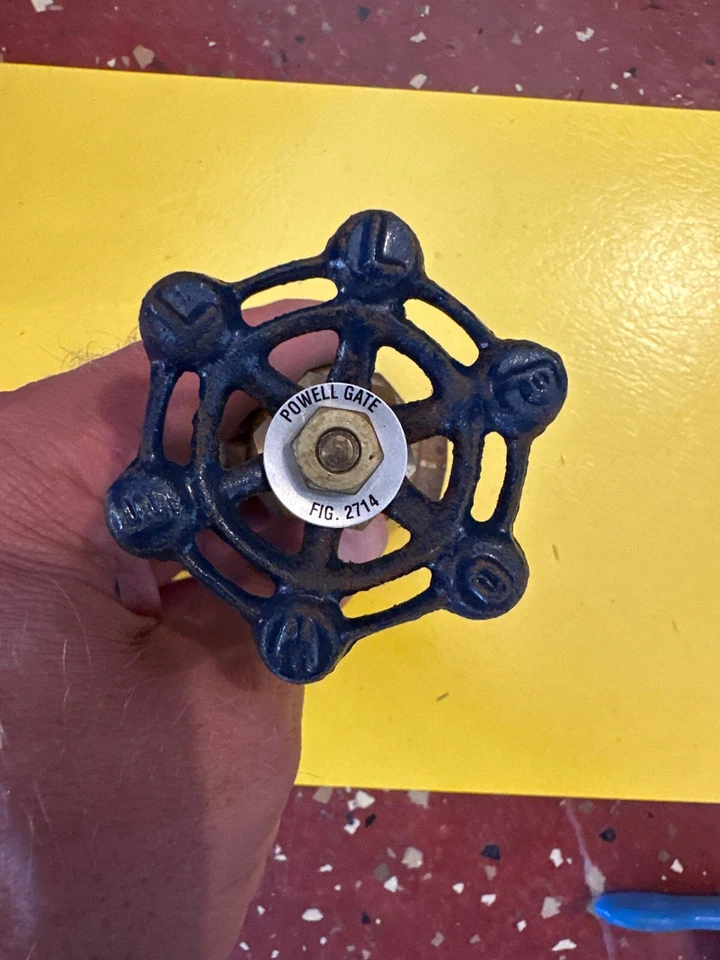 1/2" BRONZE  150# THREADED RISING-STEM POWELL GATE VALVE  (FIG.2714) - Image 3 of 4