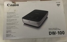 Canon DW-100 External DVD Disc Burner USB Drive AVCHD Open Box, New And Unused