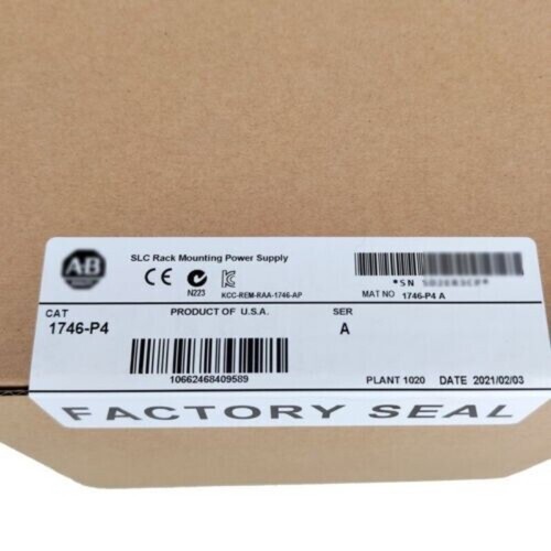 New Factory Sealed AB 1746-P4 SER A SLC 500 Rack Mount Power Supply ...