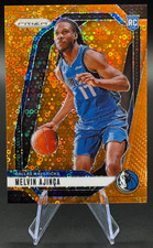 2024-25 Melvin Ajinca RC /125 Panini Prizm Orange Disco Prizm Rookie 255 Thunder
