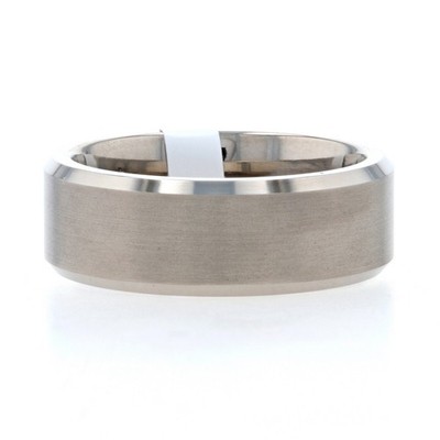 NEW Men's Wedding Band - Titanium Ring Size 9 Comfort Fit Matte