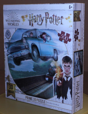 NEW / Harry Potter Wizarding World Weasleys Car 500 Pieces Prime 3D Image Puzzle
