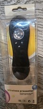 New Wireless Presenter With Hidden USB Receiver Black With Laser