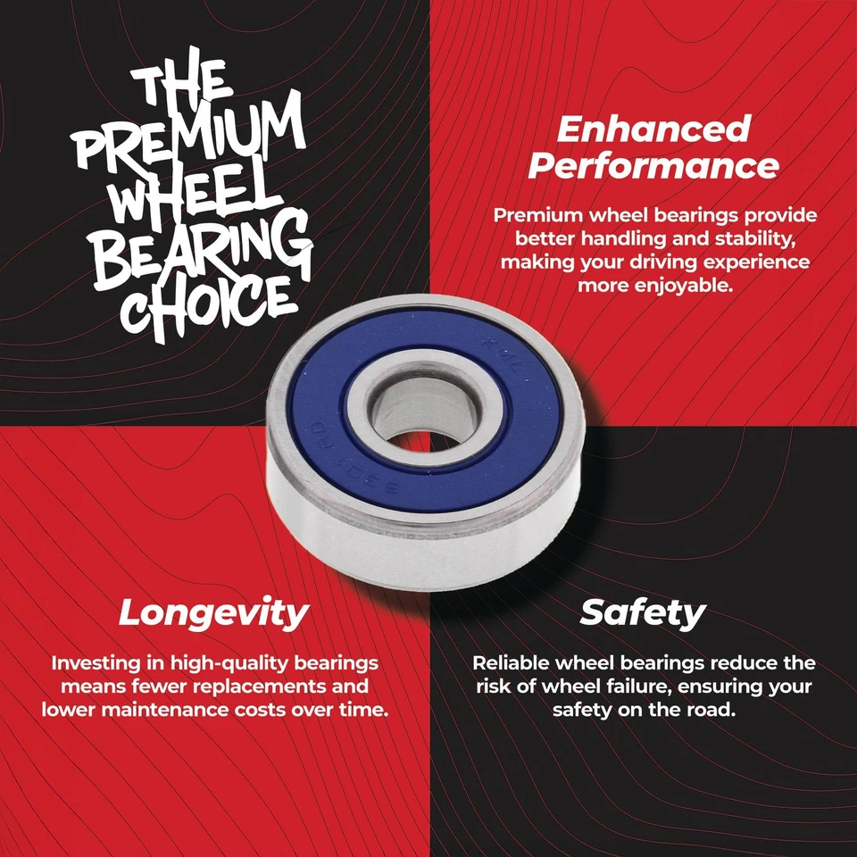 All Balls Wheel Bearing Kit Front For Honda CB125S 76-85 CR125M 74-78 25-1072 Foto 4 de 4