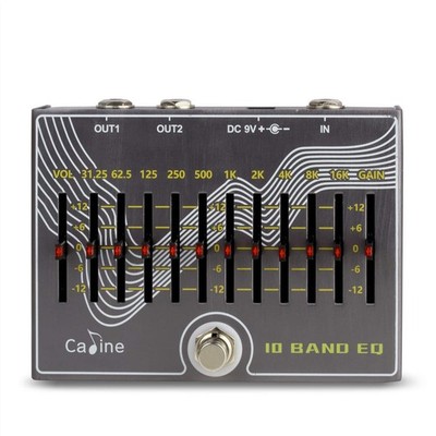 Caline CP-81 10 Band EQ Guitar Effect Pedal V3.0 - Use 500mA Power Supply Not...
