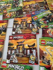 LEGO NINJAGO INSTRUCTION BOOK MANUAL ONLY HUGE LOT 70505 2520 2504 9449 9444 ETC