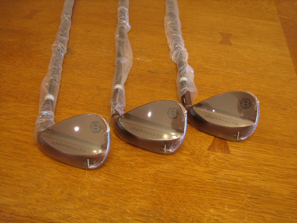 NEW BETTINARDI 5.0 HLX WEDGE SET 52C - 56RJ - 60C RH RARE OIL RUB BRONZE - Image 2 of 4