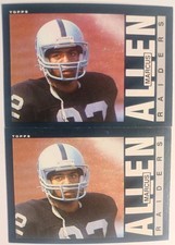 1985 TOPPS #282 LOS ANGELES RAIDERS MARCUS ALLEN HOF [2] NM/MT 05921