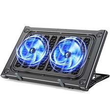 Laptop Cooling Pad Stand, Laptop Cooler with 2 Silent Fans for 10-15.6 Inch L...