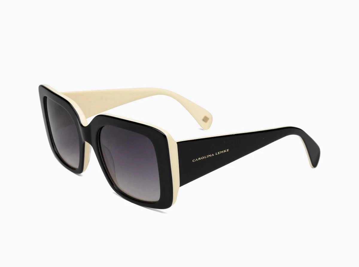 Designer Sunglasses Black Carolina Lemke for Women for sale | eBay