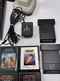 Atari 2600 Woodgrain Console | 4 Switch | Tested | Works | 29 Games | CX2600A