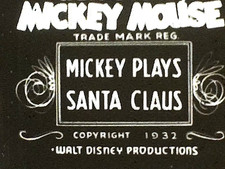 8mm Film 1932 Mickey Mouse Plays Santa Claus 1930s Walt Disney Movie Pluto