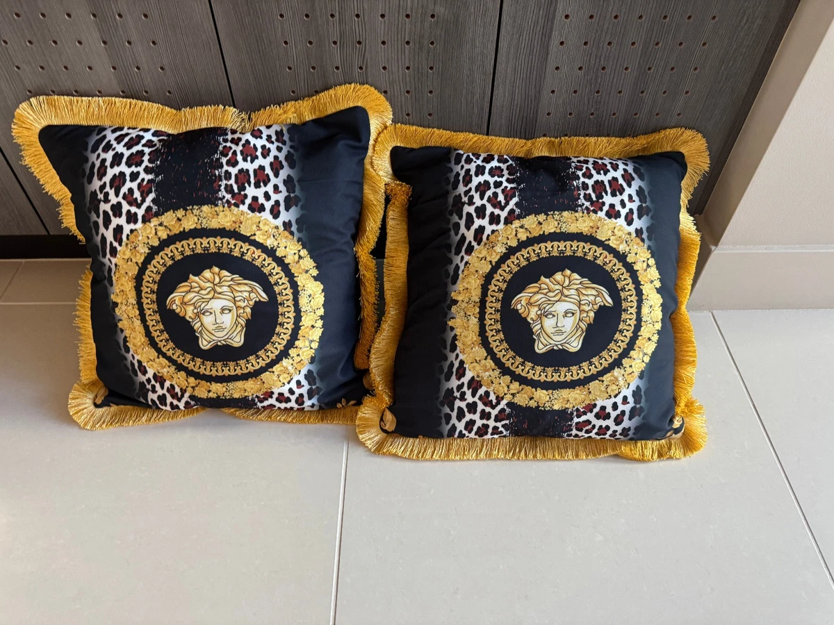 VERSACE クッション グレー Versace Home Luxury Pillows & Cushions