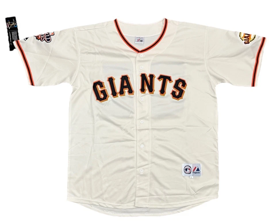Camiseta masculina grande Tim Lincecum 2010 San Francisco Giants Cream World Series - Imagem 2 de 4