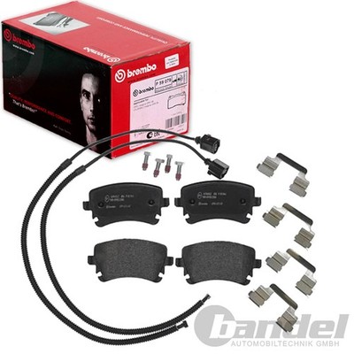 1x BREMBO BREMSBELAGSATZ SET HINTEN passend für VW PHAETON 3D 4motion