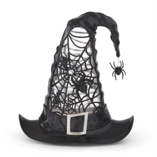 K & K Interiors - Water Spinning LED Witch Hat - 42509A