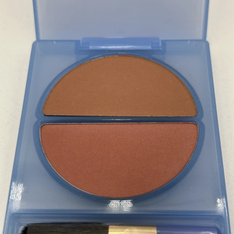 Estee Lauder Blush All Day Duo 06 Tawny 03 Rosemarble Natural Cheek Color Nos - Image 2 of 4