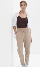 GapFit Gap Tapered Runaround Pants High-waist Elastic Drawstring Womens Small