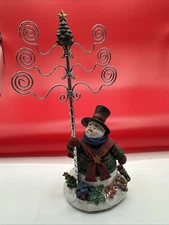 San Francisco Music Box Company Snowman Music Box Works Great