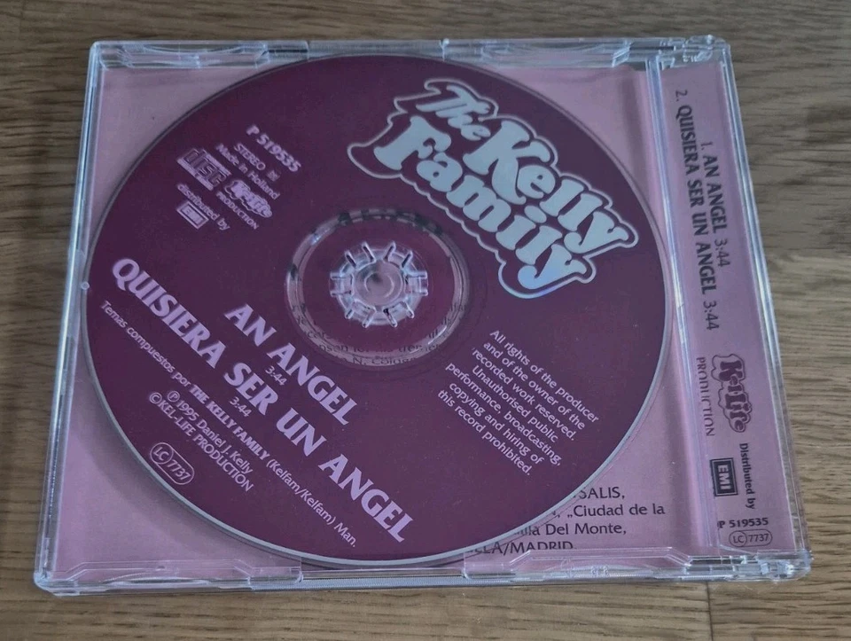 Kelly Family Quisiera Ser Un Angel An Angel Single Maxi CD Promo Spanien RAR - Bild 2 von 3