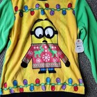 Despicable Me Women's Pajama Sweater Top Size Medium Christmas Sleepwear Minions — photo 2