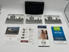2019 19 Buick Enclave Owners Manual Infotainment Guide Book Set with Case OEM
