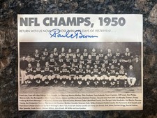 Paul Brown Autograph