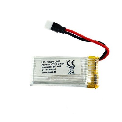 efaso Akku 3,7V 450mAh Li-Po weißer flacher Stecker passend für UDI U27 U941