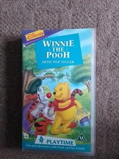 WINNIE THE POOH DETECTIVE TRIGGER VHS VIDEO FREEPOST