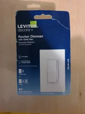 Leviton Decora Slide Dimmer Switch for Dimmable LED Bulbs Light Almond DSL06