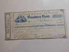 Civil War Check 1863 Irish Draft Riot Mayor New York City Signature Currency VTG
