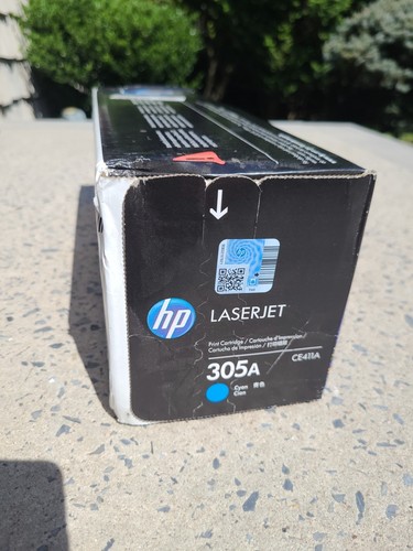 CARTUCHO DE TÓNER CIAN GENUINO HP 305A CE411AC HP Nuevo *Caja abollada* - Imagen 2 de 5