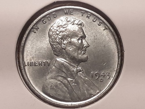 1943-D Lincoln Steel Cent vz