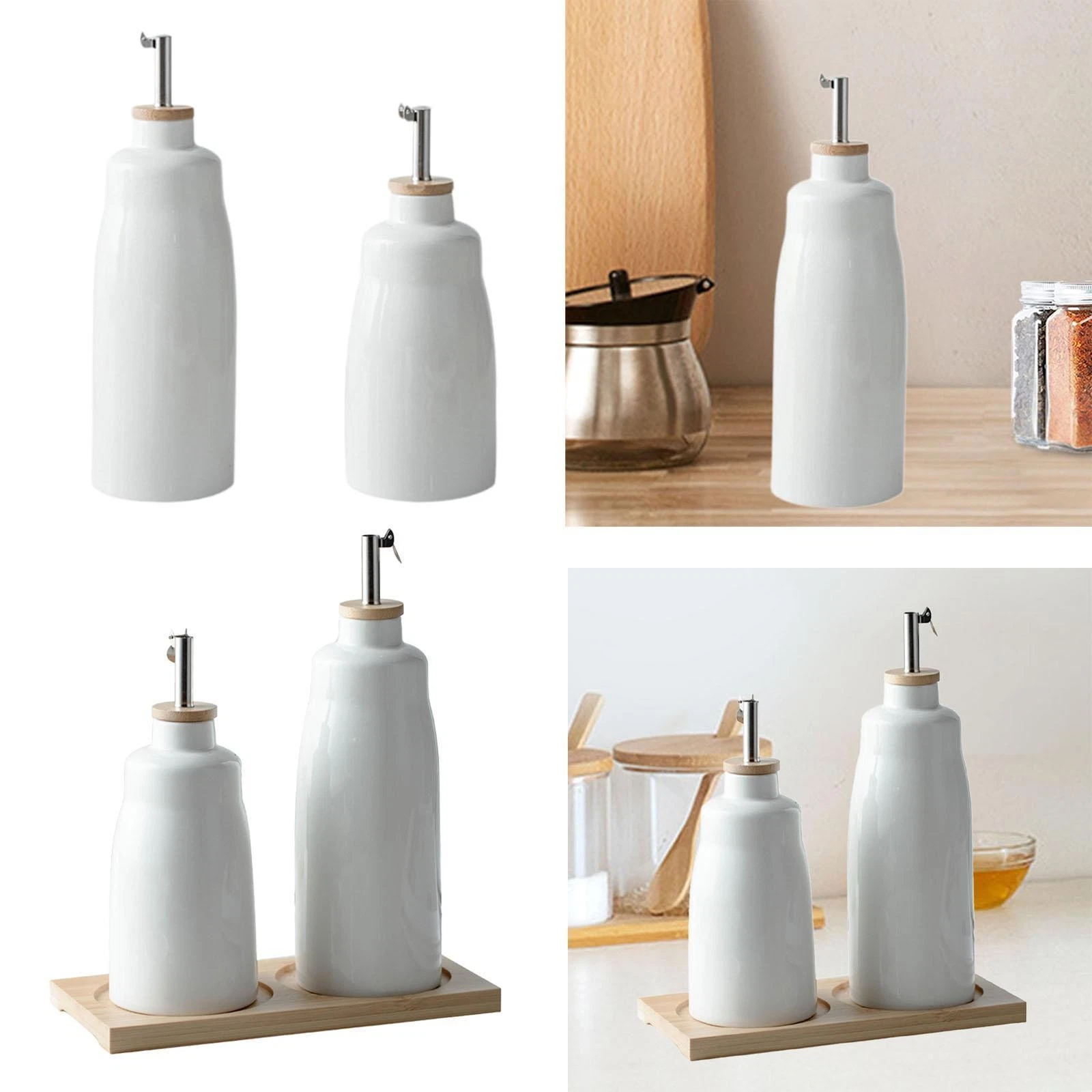 Olive Oil Dispenser Bottle Kitchen Oil Bottle with Spout Storage Modern Oil
Opens in a new window or