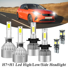 FOR Iveco Daily H7 H1 501 Super White Xenon High/Low/Side Headlight Bulbs Set 6X
