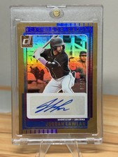 Jordan Lawlar 2025 Panini Donruss Signature Series Gold Auto /10 #SG-JLW
