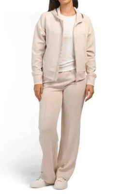 YOGALICIOUS Women s FZ Scuba Jacket W/Pants & Piano Nicki Rib Tank Top Sz. L NEW
