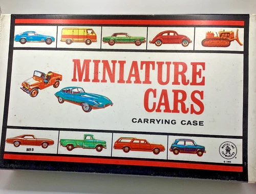 Vintage Lesney Matchbox Cars and Vehicles with 1966 Carry Case Lot of 40