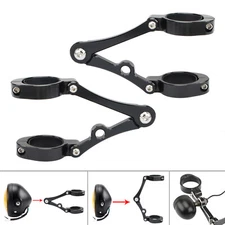Motorcycle Headlight Bracket CNC 34mm-37mm Fork Head Lamp Holders for Cafe Racer