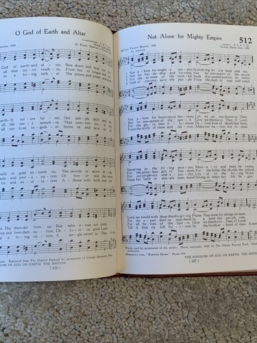 The Hymnbook - 1955 Published by The Presbyterian Church - Vintage - Maroon - Picture 9 of 9
