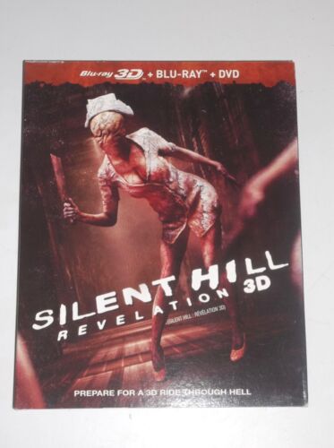 SILENT HILL : 3D Blu-ray + Bluray + DVD with OOP Very Rare SLIPCOVER