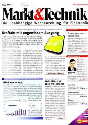 Markt &Technik 45/2011: Analog- und Powermanagement-ICs