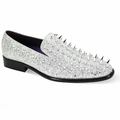 Mens Sparkly Silver Glitter Ultra 