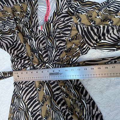 【Issa LONDON】BANANA REPUBLIC　 袖広ZEBRA柄 2 Banana Republic Issa London Coll Zebra olive black Kimono