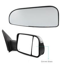 Tow Mirror Glass Replacement For Dodge Ram 1500 2500 3500 Right Side 2010-2020 Tow Mirror Glass Replacement For Dodge Ram 1500 2500 3500 Right Side 2010-2020