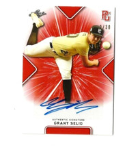 2021 GRANT SELIG LEAF PERFECT GAME AUTO ORANGE PARALLEL ROOKIE #2/30  NEW