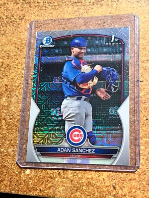 2023 Bowman Chrome 1st Bowman Mega Box Mojo Refractor # BCP-219 Adan Sanchez