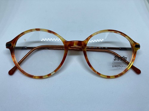SFEROFLEX LUXOTTICA PAT M419 occhiali da vista vintage rotondi unisex  glasses | eBay