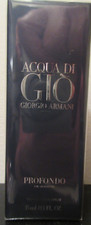 Giorgio Armani Acqua di Gio Profondo Eau de Parfum Travel Spray 0.5 oz SEALED
